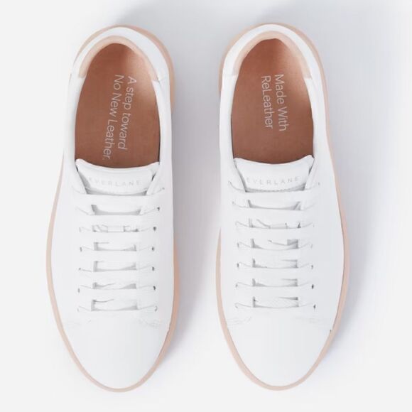 Everlane The ReLeather Tennis Shoe Size US Men’s 7.5 - Picture 15 of 15
